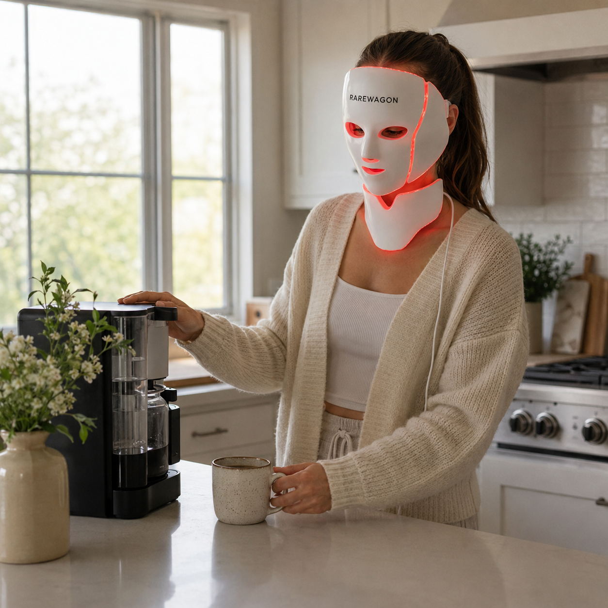 RareWagon LumiGlow LED Rejuvenation Face Mask