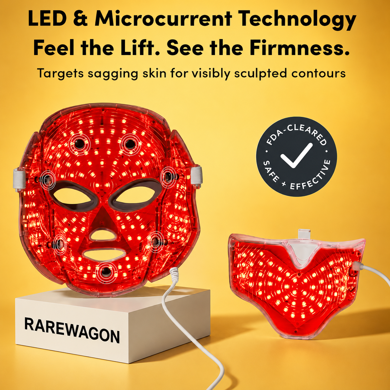 RareWagon LumiGlow LED Rejuvenation Face Mask